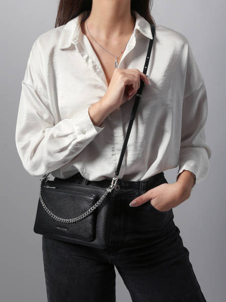 Cross Body Tas Jet Set Leder Michael kors Zwart jet set F5SJ6C8L ander zicht 1